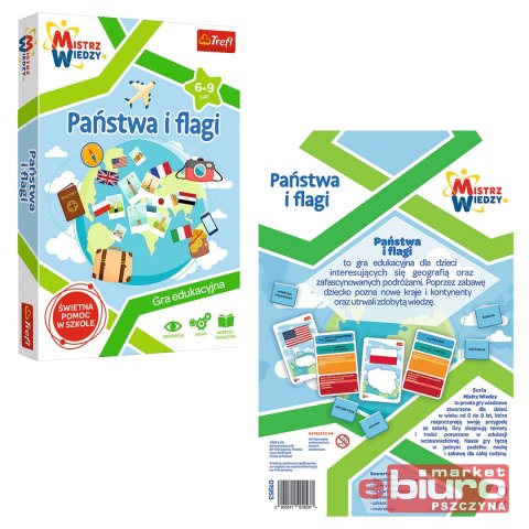 GRA PAŃSTWA I FLAGI MISTRZ WIEDZY 01953 TREFL