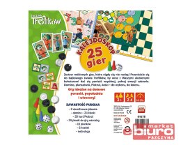 GRA RODZINNA TREFLIKÓW KALEJDOSKOP 25 GIER TREFL
