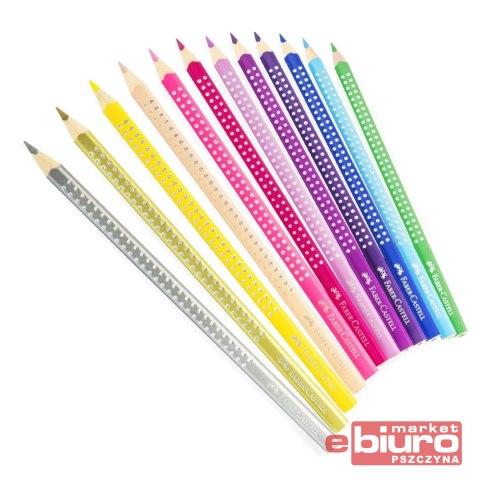 KREDKI OŁÓWKOWE 12 KOL METALOWE OP. FABER-CASTELL