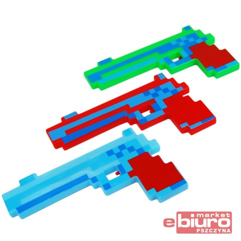 PISTOLET KWADRAT ŚWIATŁO DŹWIĘK WOREK