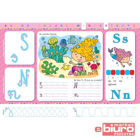 POZNAJĘ I PISZĘ LITERKI KSIĄŻKA PRZEDSZKOLAKA AKSJOMAT