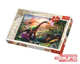 PUZZLE 100 ŚWIAT DINOZAURÓW TREFL 16277