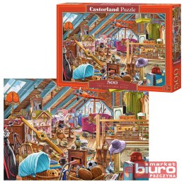 PUZZLE 500 EL. B-53407 THE CLUTTERED ATTIC CASTOR