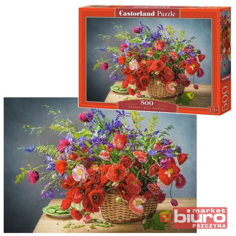 PUZZLE 500 EL. B-53506 BOUQUET WITH POPPIES