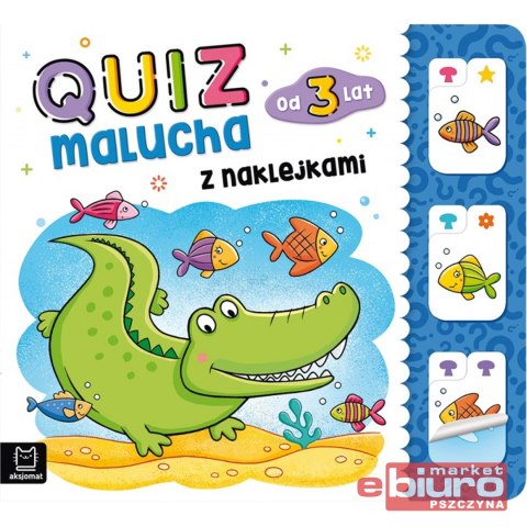 QUIZ MALUCHA Z NAKLEJKAMI OD 3 LAT