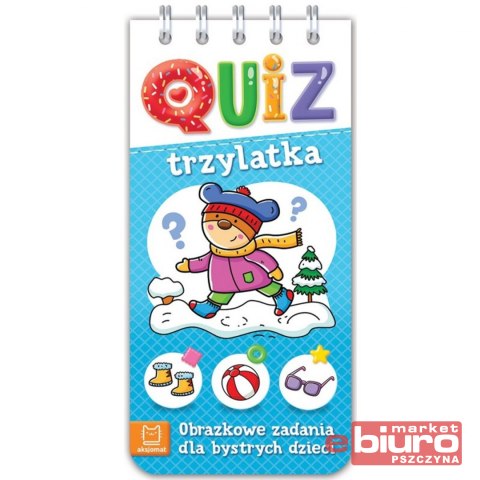 QUIZ TRZYLATKA. OBRAZKOWE ZADANIA DLA DZIECI