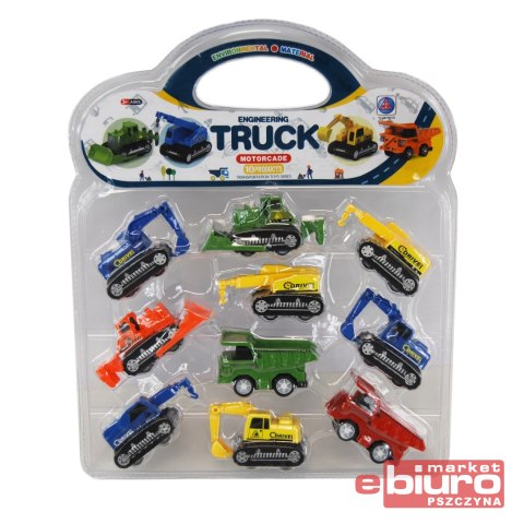 ZESTAW SAMOCHODÓW BUDOWLANYCH 10SZT 9188-2