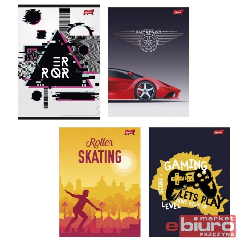 ZESZYT A5 60 KARTEK LINIA LAMINOWANY STRZEGOM