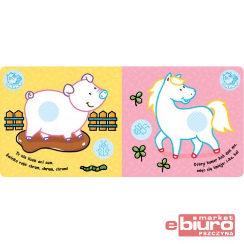 ZWIERZĘTA NA WSI KOLOROWANKA Z GRUBYM OBRYSEM