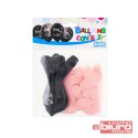 BALON FORMULA BOY OR GIRL RÓŻOWE KONFETII 4SZT