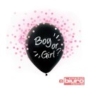 BALON FORMULA BOY OR GIRL RÓŻOWE KONFETII 4SZT