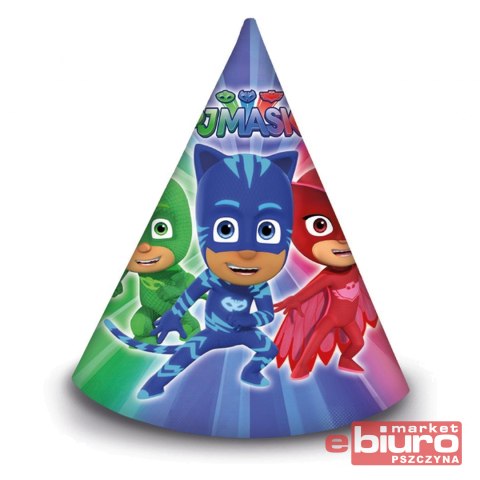 CZAPECZKI PAPIEROWE PJ MASKS 6SZT GODAN