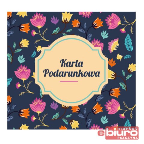 ETUI KARTA PODARUNKOWA KWIATY HENRY