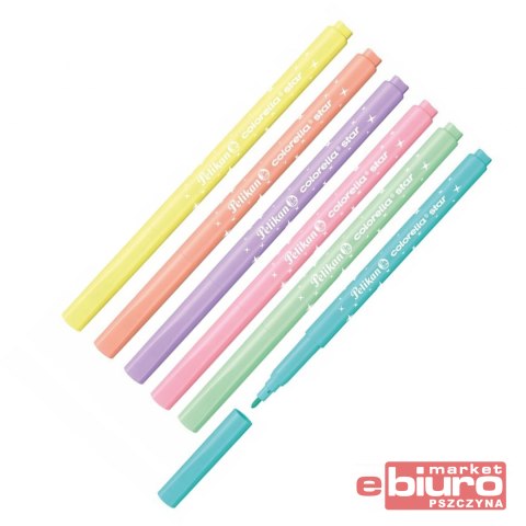 FLAMASTRY COLORELLA STAR C302 6 SZT PASTELL