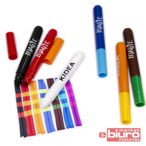 FLAMASTRY ZMIENIAJĄCE KOLORY KIDEA