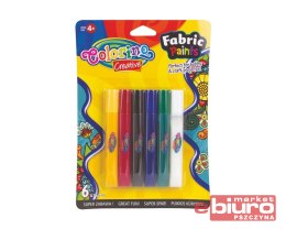 KIDS CREATIVE FARBY DO TKANIN 6SZTX10,5ML COLORINO