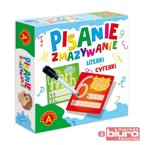 PISANIE ZMAZYWANIE LITERKI CYFERKI ALEXANDER