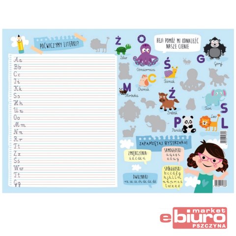 PODKŁAD BIURKOWY ALFABET HENRY