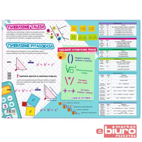 PODKŁAD BIURKOWY MATEMATYKA HENRY