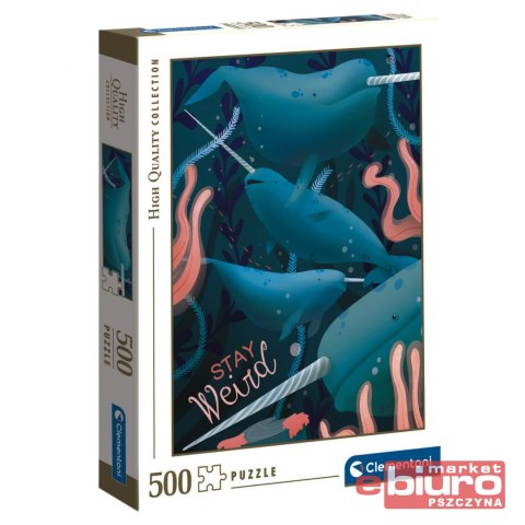 PUZZLE 500 EL. FANTASTYCZNE ZWIERZĘTA NARWAL