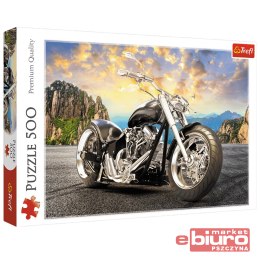 PUZZLE 500 EL. TREFL 37384 CZARNY MOTOCYKL