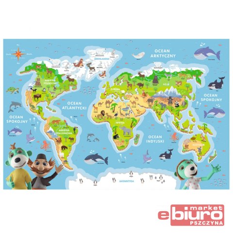 TREFLIKI POZNAJĄ ZWIERZĘTA ŚWIATA 15552 TREFL