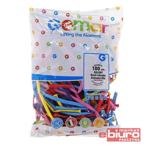 BALON DO MODELOWANIA ANIMATOR MIX 100 SZT GODAN