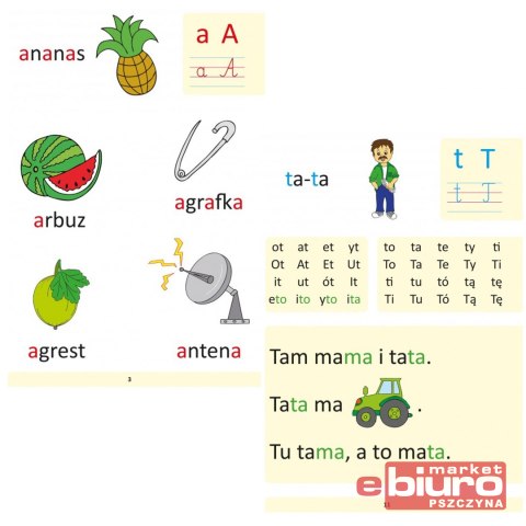 ELEMENTARZ. NAUKA CZYT. METODĄ SYLABOWĄ I GLOBALNĄ