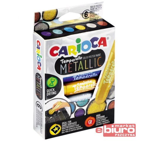 FARBY W SZTYFCIE TEMPERELLO 6 KOL. METALICZNYCH