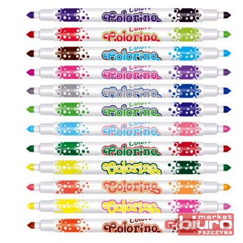 FLAMASTRY DWUKOLOROWE 12/24 KOLORY COLORINO