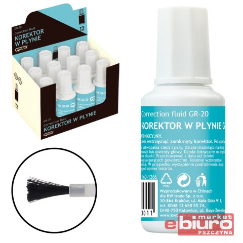 KOREKTOR W BUTELCE GR-20 20ML GRAND
