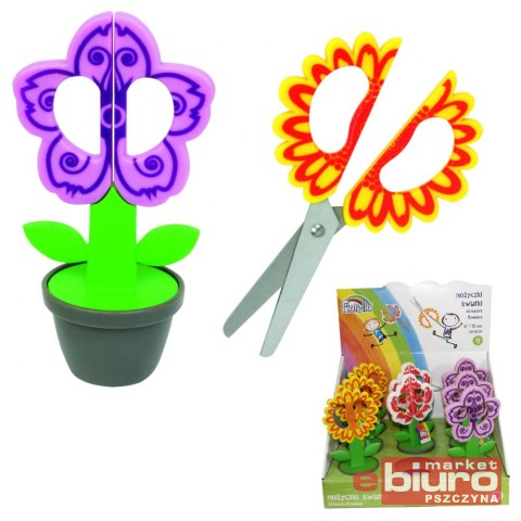 NOŻYCZKI FIORELLO 5'''GR-1509 13 CM KWIAT