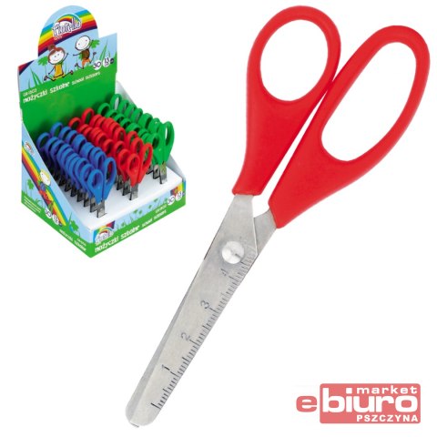 NOŻYCZKI FIORELLO SZKOLNE GR-1502 13CM A'30