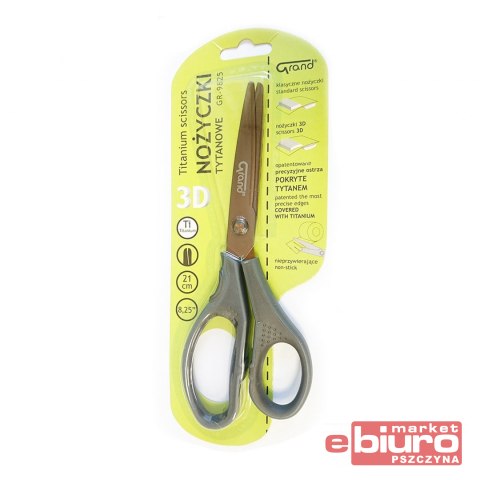 NOŻYCZKI GRAND GR-9825 TYTANOWE 8,25''
