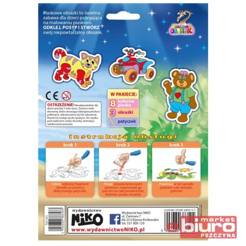 PIASKOWE OBRAZKI PAKIET 2 6124 NIKO