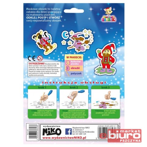 PIASKOWE OBRAZKI PAKIET 3 6438 NIKO