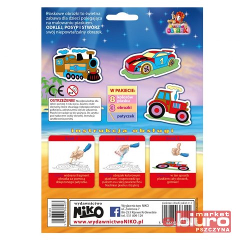PIASKOWE OBRAZKI PAKIET 4 6445 NIKO