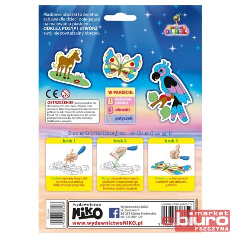 PIASKOWE OBRAZKI PAKIET 5 6452 NIKO
