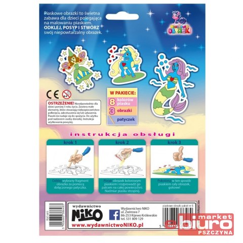PIASKOWE OBRAZKI PAKIET 6 6469 NIKO