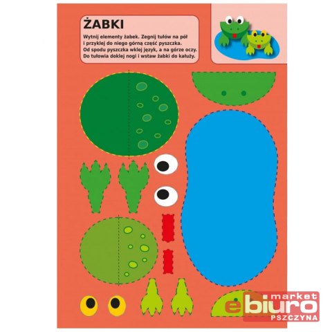 WESOŁE WYCINANKI. DINOZAUR I JEGO PRZYJACIELE 5128