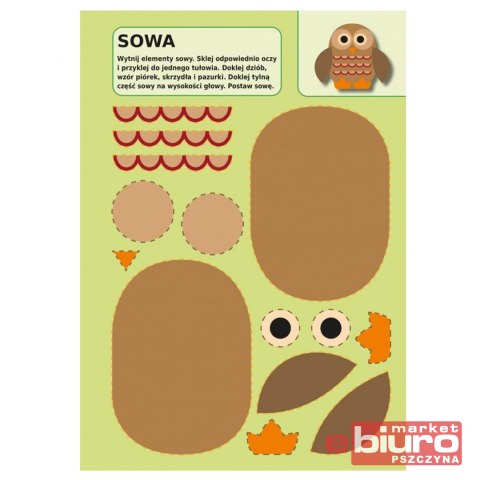 WESOŁE WYCINANKI. SMOK I JEGO PRZYJACIELE 5111