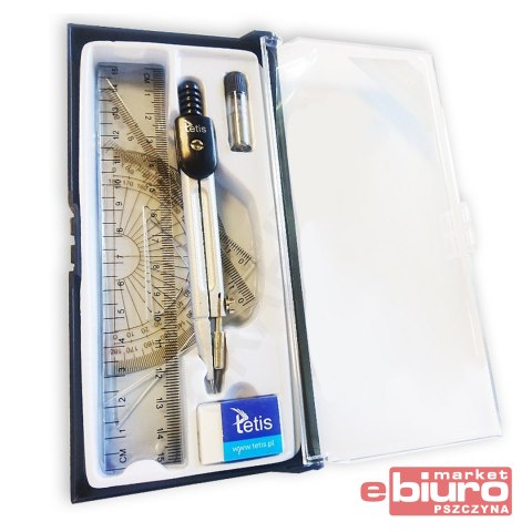 ZESTAW GEOMETRYCZNY Z CYRKLEM GC001-K TETIS