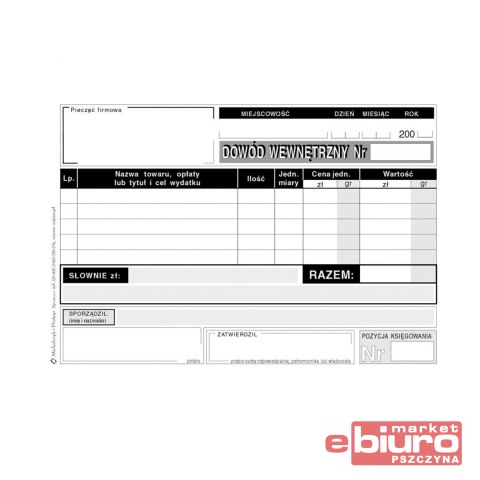 DOWÓD WEWNĘTRZNY A-6 K13