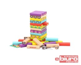 DREWNIANA GRA WIEŻA ZE ZWIERZĘTAMI TOP BRIGHT