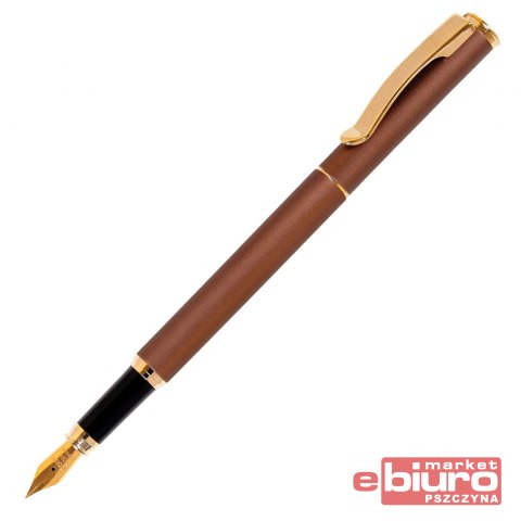 KOMPLET PIÓRO DŁUGOPIS EXCLUSIVE BRĄZOWY CRESCO