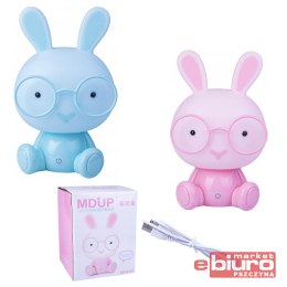 LAMPKA LED NOCNA NA USB KRÓLICZEK MD86124