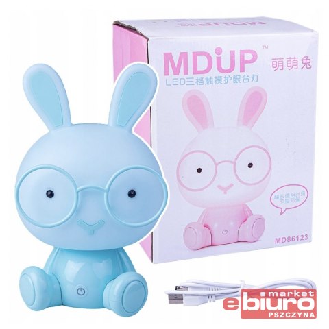 LAMPKA LED NOCNA NA USB KRÓLICZEK MD86124