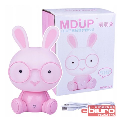 LAMPKA LED NOCNA NA USB KRÓLICZEK MD86124