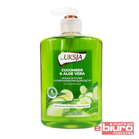 MYDŁO W PŁYNIE LUKSJA Z DOZOWNIKIEM 500ML CUCUMBER