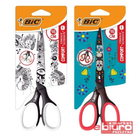 NOŻYCZKI COMFORTDECOR 16CM BL1 BIC